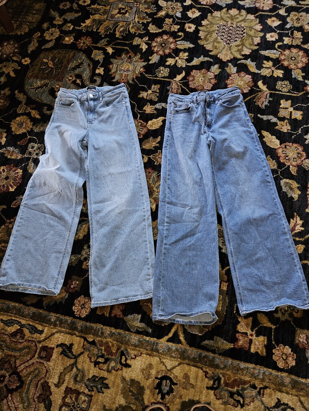 2 Quince Bella Wide Leg Jeans